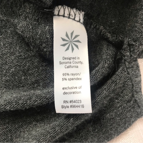 Athleta Duran Dolman Drop Waist Tunic Long Sleeve Gray Dress Size XL - Picture 13 of 15